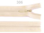 Reißverschluss Nahtverdeckt Länge 18 cm Creme